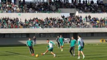 Entrenamiento del Real Betis.