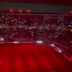 El Estadio Jalisco estrenó nuevo alumbrado en el Atlas vs Mazatlán