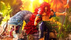 ‘One Piece’ ya tiene la figura más impresionante de Kalgara y su colosal serpiente: unboxing y análisis