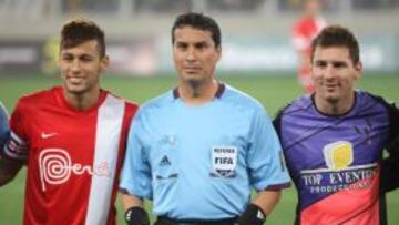 Messi y Neymar, en un amistoso