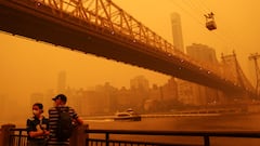 Smoke from wildfires raging across Canada has driven New York City to the top of the list of the cities with the worst air quality in the world.