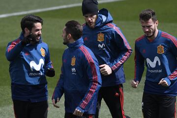 Isco, Koke, De Gea y Saúl. 