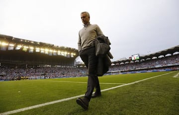 José Mourinho in Vigo last week