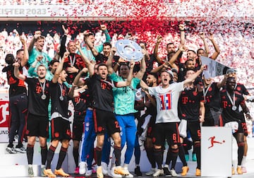 El equipo del sur de Alemania es el rival a batir. 33 t¨ªtulos conseguidos en 1932, 1969, 1972, 1973, 1974, 1980, 1981, 1985, 1986, 1987, 1989, 1990, 1994, 1997, 1999, 2000, 2001, 2003, 2005, 2006, 2008, 2010, 2013, 2014, 2015, 2016, 2017, 2018, 2019, 2020, 2021, 2022 y 2023.