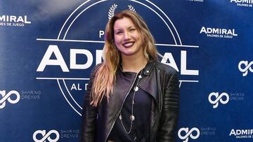 Paula Ruiz, en los premios Admiral.