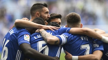 13/03/22 PARTIDO SEGUNDA DIVISION
REAL OVIEDO - SD HUESCA
BORJA BASTON CELEBRA UN GOL alegria