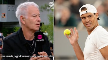 McEnroe incendia el mundo del tenis y enreda a Nadal en un debate con Alcaraz y Sinner