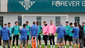 Entrenamiento del Betis.