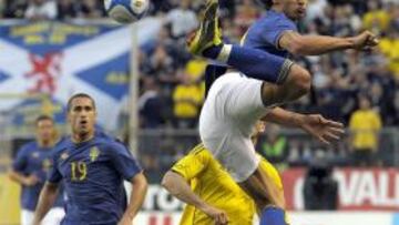 <b>CAPITÁN.</b> Ibrahimovic es el nuevo capitán de la selección sueca.