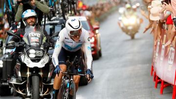 Enric Mas: “Estoy contento, no hicimos muy mala crono”