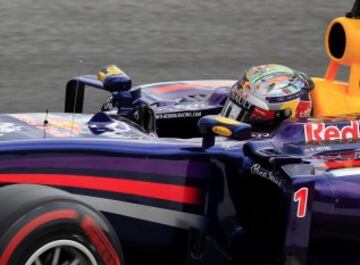 Sebastian Vettel durante los entrenamientos libres para el Gran Premio de Austria de Fórmula Uno en el circuito de Red Bull Ring 