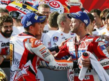 Marc Márquez y Andrea Dovizioso.