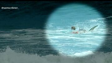 Un tiburón ataca a un surfista de 16 años en New Smyrna Beach (Florida, Estados Unidos) en septiembre del 2021.