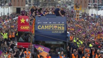 Gran ambiente en las calles del Barcelona.