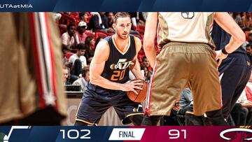 Gordon Hayward con el balón.