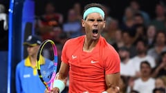 Nadal makes winning return against Thiem after almost a year out of the courts