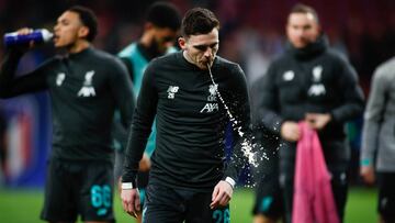 Robertson, en el partido ante el Atlético.