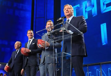 Las mejores imágenes de los seleccionados en el NFL Draft