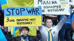 Ucrania se olvida por un rato de la guerra y ya está en la final