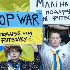 Ucrania se olvida por un rato de la guerra y ya está en la final