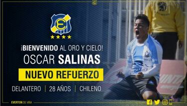 Óscar Salinas se transformó en el segundo refuerzo de Everton