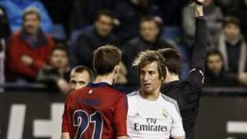 Coentrao, expulsado en El Sadar