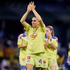 Las Águilas del América vencen a las Rayadas de Monterrey en la final de ida de la Liga MX Femenil