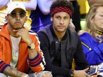 El famoso look de Neymar en la NBA