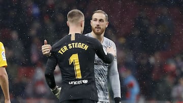 Ter Stegen y Oblak.