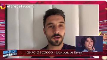 El delantero de River le envi&oacute; un video a un participante de &quot;Genios de la Argentina&quot; y el nene quebr&oacute; en llanto.