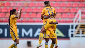 Tigres Femenil derrota a Necaxa en la fecha 1 del Clausura 2022