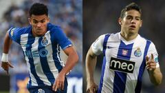 Luis D&iacute;az y James Rodr&iacute;guez en partidos con Porto