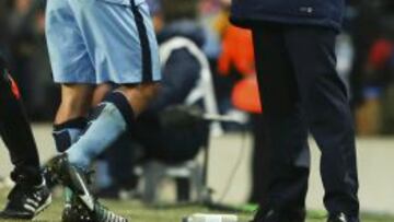 Sergio Agüero fue la gran figura del triunfo del Manchester City. Manuel Pellegrini lo alabó.