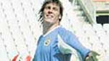 <b>TRANQUILO. </b>Asier Riesgo no está preocupado por el futuro de la Real.