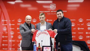 Lebedenko, durante su presentaci&oacute;n.