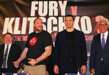 Tyson Fury y Wladimir Klitschko.