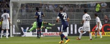 Momento del gol 1-0 de Grenier.