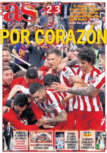 Las portadas de AS de enero