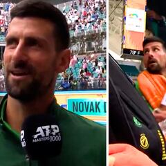 Djokovic se entera de que Messi está en la grada, alucina y deja un discurso para la historia