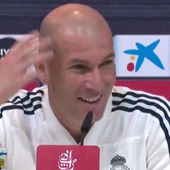 Ha vuelto el carisma al Madrid: la broma de Zidane a un periodista por su pelo