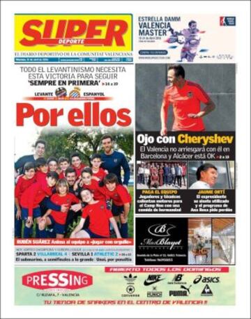 Portadas de la prensa mundial