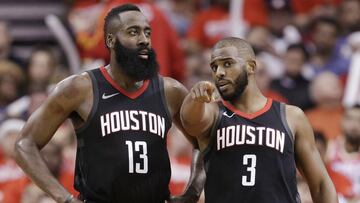 James Harden y Chris Paul, el dúo de lujo de los Rockets