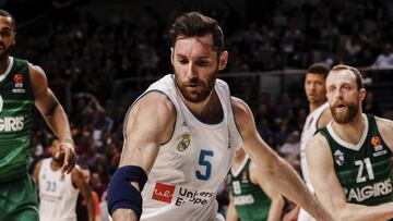 Rudy Fernandez, contra el Zalgiris.