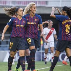 El Barcelona se da un empacho de goles ante el Rayo Vallecano