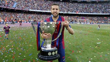 Con el Barcelona ha conseguido levantar seis Ligas en total (2012/13 - 2014/15 - 2015/16 - 2017/18 - 2018/19 - 2022/23). La ¨²ltima de ellas esta ¨²ltima.