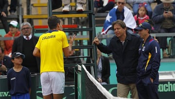 Chile arriesga castigo de la ITF por problemas ante Colombia