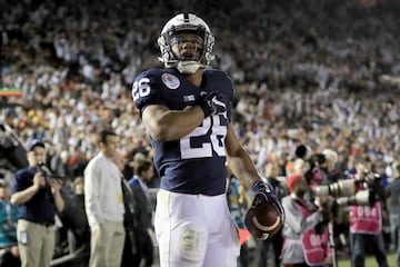 Con el pick global número 4, los Cleveland Browns eligen a... Saquon Barkley, corredor egresado de Penn State.