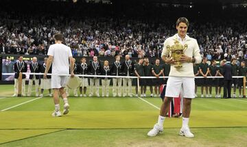 Ganó a Andy Murray por 4-6, 7-5, 6-3 y 6-4.