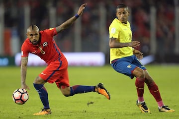 Chile - Ecuador, en imágenes