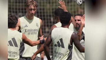 Esto es la era Xabi Alonso: la cara de Huijsen al acabar el entreno con la que van a alucinar